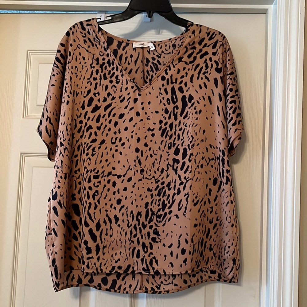 Animal print top